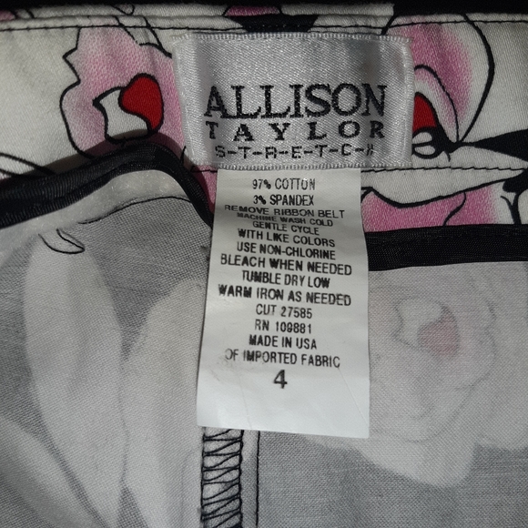 Allison Taylor Capri Pant Size 4 c - Picture 9 of 10